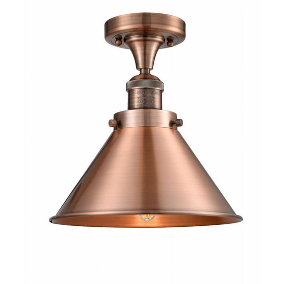 Innovations Lighting - Briarcliff - 1 Light Semi-Flush Mount In Traditional