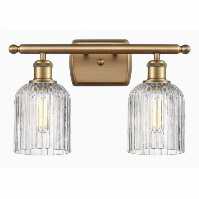 Innovations Lighting - Bridal Veil - 2 Light Bath Vanity In Art Deco Style-10