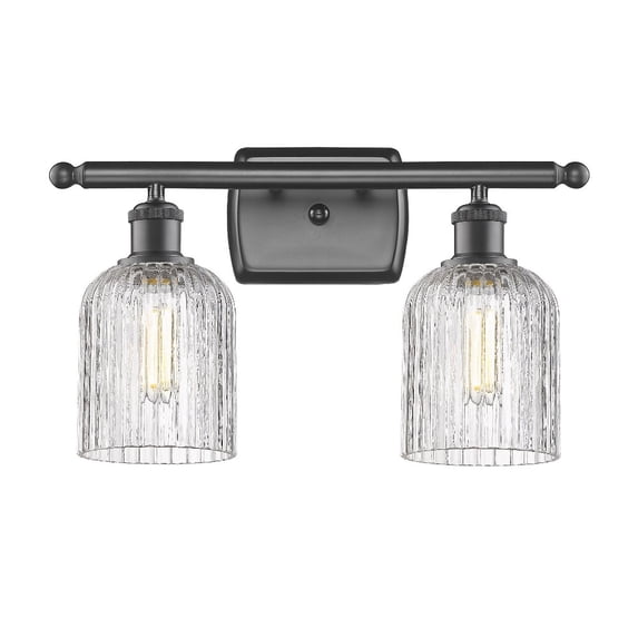 Innovations Lighting - Bridal Veil - 2 Light Bath Vanity In Art Deco Style-10