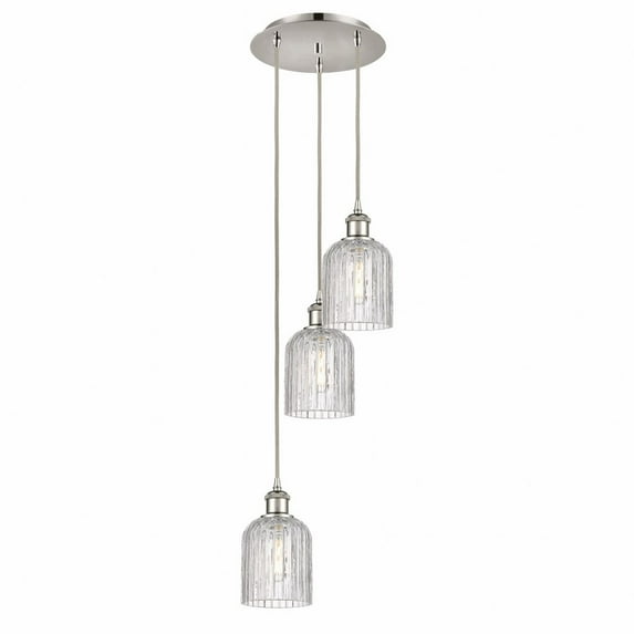 Innovations Lighting - Bridal Veil - 3 Light Cord Hung Multi Pendant In