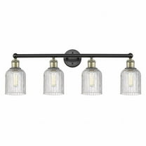 Innovations Lighting - Bridal Veil - 4 Light Bath Vanity In Art Deco Style-11.25