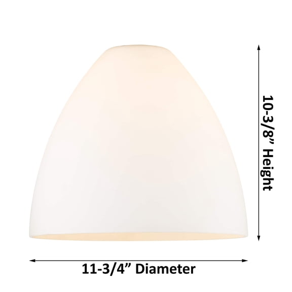 Innovations Lighting Bristol Glass - 1 Light 12" Semi-Flush Mount Satin Gold/Matte White