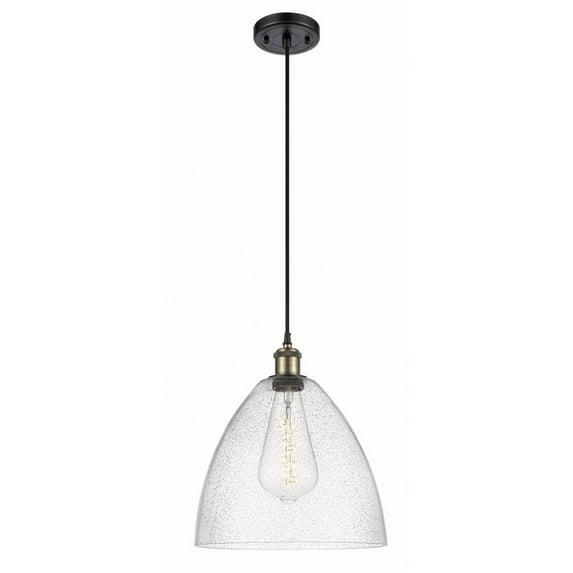 Innovations Lighting - Bristol Glass - 1 Light Cord Hung Mini Pendant In