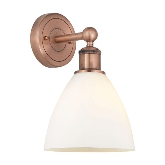 Innovations Lighting - Bristol Glass - 1 Light Wall Sconce In Industrial