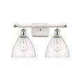 thumbnail image 1 of Innovations Lighting  Bristol Glass - 2 Light 18" Bath Vanity Light Seedy/White and Polished Chrome Finish, 1 of 5