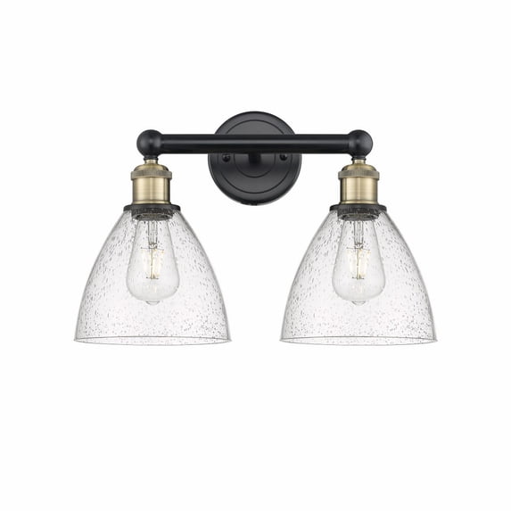 Innovations Lighting - Bristol Glass - 2 Light Bath Vanity In Industrial