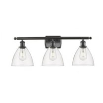 Innovations Lighting - Bristol Glass - 3 Light Bath Vanity In Industrial