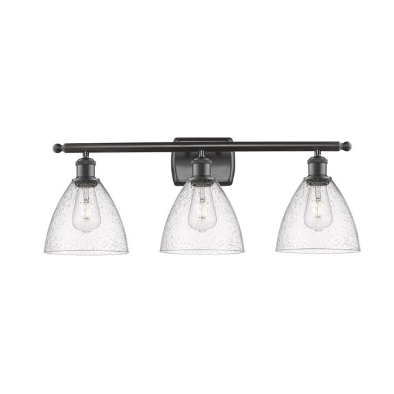Innovations Lighting - Bristol Glass - 3 Light Bath Vanity In Industrial
