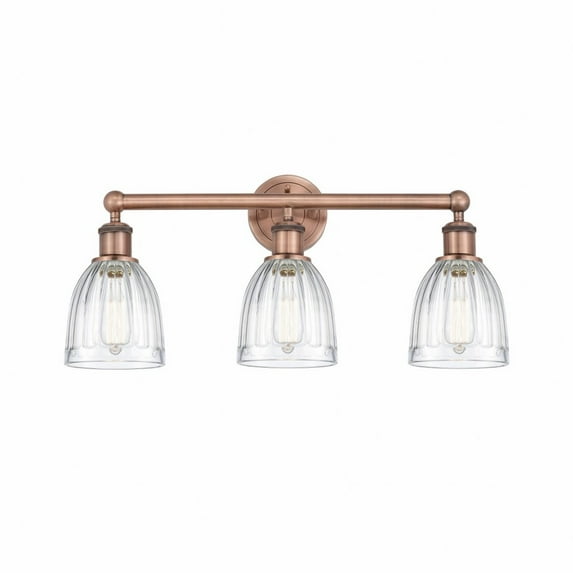 Innovations Lighting - Brookfield - 3 Light Bath Vanity In Industrial Style-11.5
