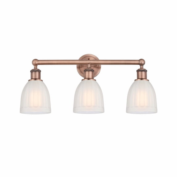 Innovations Lighting - Brookfield - 3 Light Bath Vanity In Industrial Style-11.5