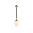 thumbnail image 1 of 616-1PH-SG-G661-7 Innovations Lighting Bullet - 1 Light Cord Hung Mini Pendant In Modern Style-12 Inches Tall and 7 Inches Wide-Satin Gold, 1 of 2