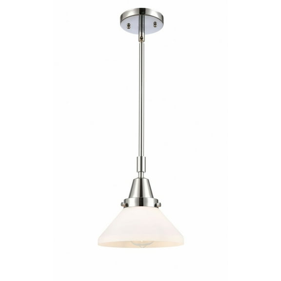 447-1S-PC-G4471-Innovations Lighting-Caden - 1 Light Stem Hung Mini Pendant In Industrial Style-9.13 Inches Tall and 8 Inches Wide-Polished Chrome