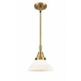 thumbnail image 1 of 447-1S-BB-G4471 Innovations Lighting Caden - 1 Light Stem Hung Mini Pendant In Industrial Style-9.13 Inches Tall and 8 Inches Wide-Brushed Brass, 1 of 1