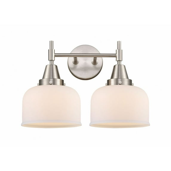 447-2W-SN-G71 Innovations Lighting Caden - 2 Light Bath Vanity-11 Inches Tall and 17 Inches Wide-Satin Nickel Finish-Matte White Glass Color