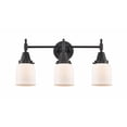 thumbnail image 1 of 447-3W-BK-G51 Innovations Lighting Caden - 3 Light Bath Vanity-11 Inches Tall and 23 Inches Wide-Matte Black Finish-Matte White Glass Color, 1 of 1