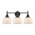 thumbnail image 1 of 447-3W-BK-G71 Innovations Lighting Caden - 3 Light Bath Vanity-11 Inches Tall and 26 Inches Wide-Matte Black Finish-Matte White Glass Color, 1 of 1