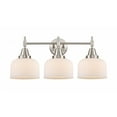 thumbnail image 1 of 447-3W-SN-G71 Innovations Lighting Caden - 3 Light Bath Vanity-11 Inches Tall and 26 Inches Wide-Satin Nickel Finish-Matte White Glass Color, 1 of 1