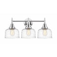 thumbnail image 1 of 447-3W-PC-G713-Innovations Lighting-Caden - 3 Light Bath Vanity-11 Inches Tall and 26 Inches Wide-Polished Chrome Finish-Clear Deco Swirl Glass Glass, 1 of 1