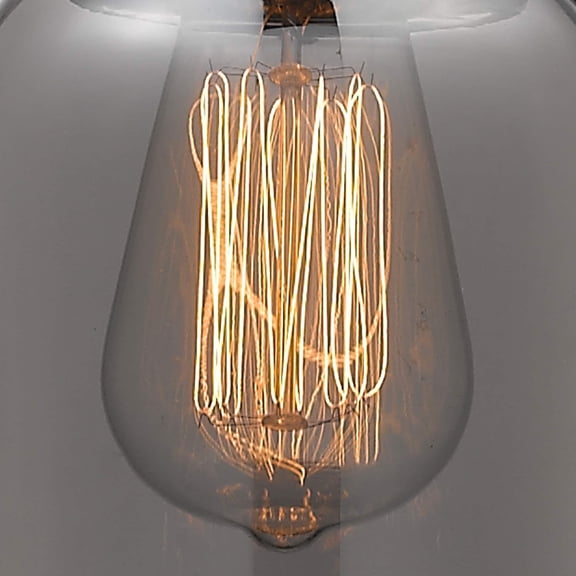 Innovations Lighting  Caden Bell - 1 Light 12" Flush Mount Antique Copper/Plated Smoke