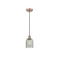 thumbnail image 1 of 616-1P-AC-G257 Innovations Lighting Caledonia - 1 Light Cord Hung Mini Pendant In Industrial Style-9.75 Inches Tall and 5 Inches Wide-Antique Copper, 1 of 7