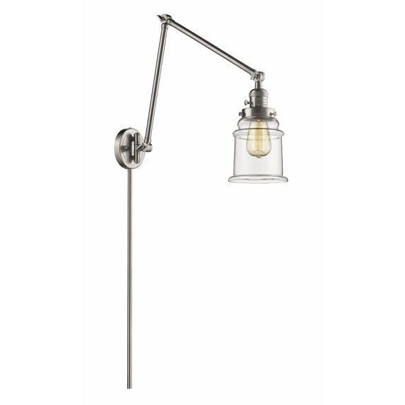 Innovations Lighting - Canton - 1 Light Double Extension Swing Arm Wall Sconce