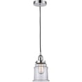 thumbnail image 1 of 616-1PH-PC-G182 Innovations Lighting Canton - 1 Light Mini Pendant In Industrial Style-10 Inches Tall and 6 Inches Wide-Polished Chrome Finish-Clear, 1 of 2