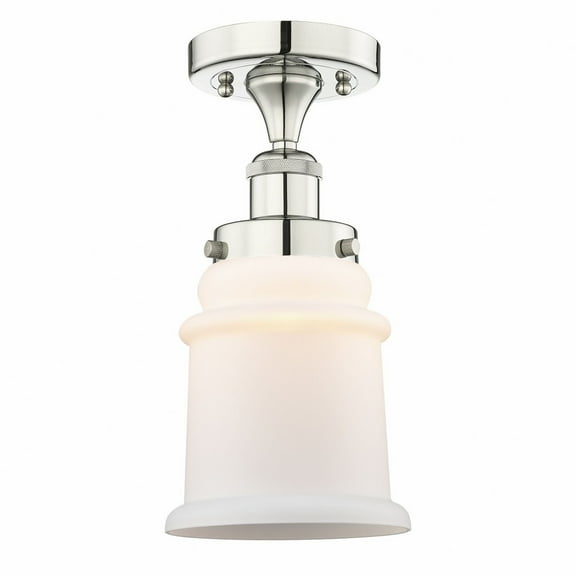 Innovations Lighting - Canton - 1 Light Semi-Flush Mount In Industrial Style-11