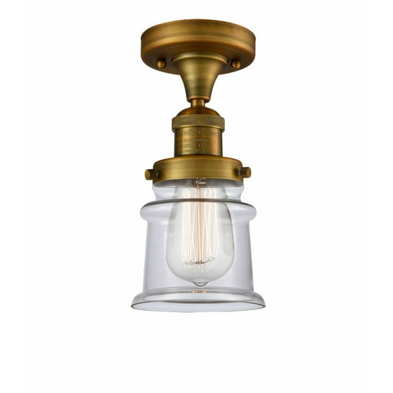 Innovations Lighting - Canton - 1 Light Semi-Flush Mount In Industrial