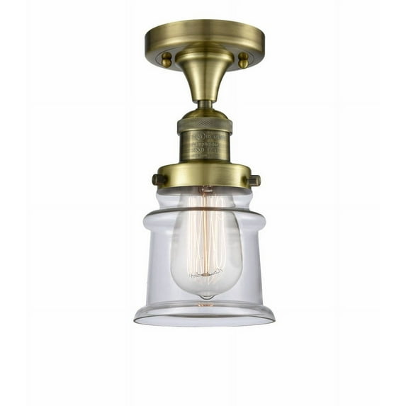 Innovations Lighting - Canton - 1 Light Semi-Flush Mount In Industrial