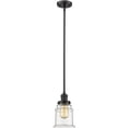 thumbnail image 1 of 201S-OB-G182 Innovations Lighting Canton - 1 Light Stem Hung Mini Pendant In Industrial Style-10 Inches Tall and 6.5 Inches Wide-Oil Rubbed Bronze, 1 of 2