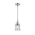 thumbnail image 1 of 447-1S-PC-G184S Innovations Lighting Canton - 1 Light Stem Hung Mini Pendant In Industrial Style-11.13 Inches Tall and 6.5 Inches Wide-Polished Chrome, 1 of 1