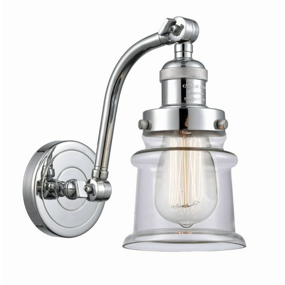 Innovations Lighting - Canton - 1 Light Wall Sconce In Industrial Style-11.5