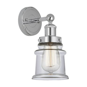 616-1W-PC-G182S-Innovations Lighting-Canton - 1 Light Wall Sconce In Modern Style-11 Inches Tall and 5.25 Inches Wide-Polished Chrome Finish-Clear