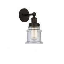 616-1W-OB-G184S Innovations Lighting Canton - 1 Light Wall Sconce In Modern Style-11 Inches Tall and 5.25 Inches Wide-Oil Rubbed Bronze Finish-Seedy