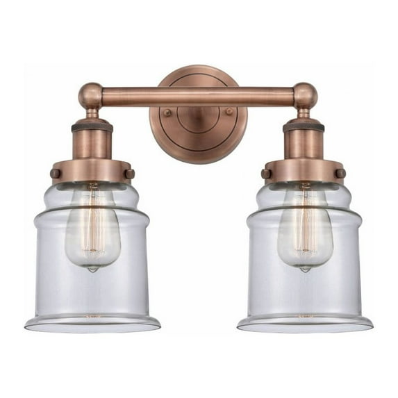 Innovations Lighting - Canton - 2 Light Bath Vanity In Industrial Style-12.75
