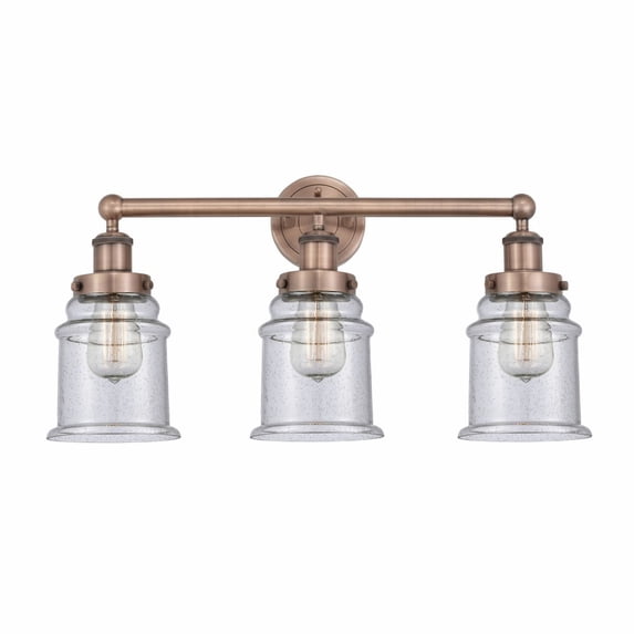 Innovations Lighting - Canton - 3 Light Bath Vanity In Industrial Style-12.75