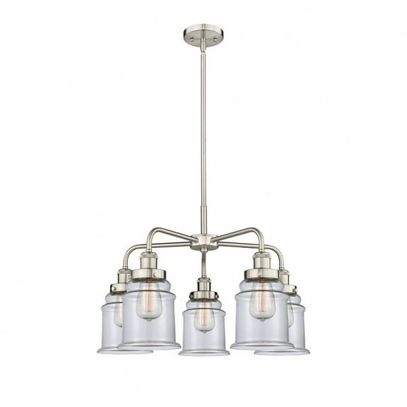 Innovations Lighting - Canton - 5 Light Stem Hung Chandelier In Industrial