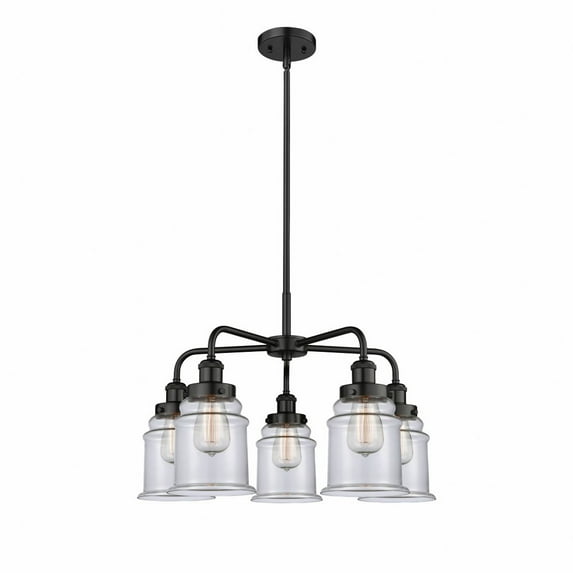 Innovations Lighting - Canton - 5 Light Stem Hung Chandelier In Industrial