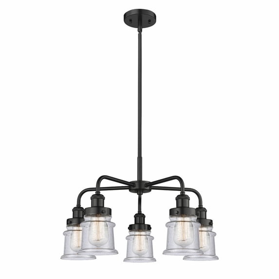 Innovations Lighting - Canton - 5 Light Stem Hung Chandelier In Industrial