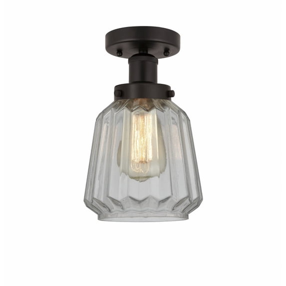 Innovations Lighting - Chatham - 1 Light Semi-Flush Mount In Industrial