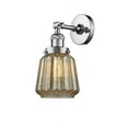 thumbnail image 1 of 203-PC-G146 Innovations Lighting Chatham - 1 Light Wall Sconce In Art Deco Style-12 Inches Tall and 7 Inches Wide-Polished Chrome Finish-Mercury Glass, 1 of 4