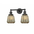 thumbnail image 1 of 208-OB-G146 Innovations Lighting Chatham - 2 Light Bath Vanity In Art Deco Style-10 Inches Tall and 16 Inches Wide-Oil Rubbed Bronze Finish-Mercury, 1 of 4