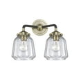 thumbnail image 1 of 284-2W-BAB-G142 Innovations Lighting Chatham - 2 Light Bath Vanity In Art Deco Style-11 Inches Tall and 14 Inches Wide, 1 of 2