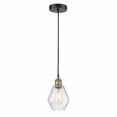 thumbnail image 1 of Innovations Lighting  Cindyrella - 1 Light 6" Cord Hung Mini Pendant Black Antique Brass/Seedy, 1 of 5