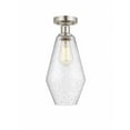 thumbnail image 1 of Innovations Lighting  Cindyrella - 1 Light 7" Semi-Flush Mount Seedy/Brushed Satin Nickel, 1 of 5