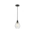 thumbnail image 1 of 616-1P-BK-G654-6 Innovations Lighting Cindyrella - 1 Light Mini Pendant In Industrial Style-10.25 Inches Tall and 6 Inches Wide-Matte Black, 1 of 2