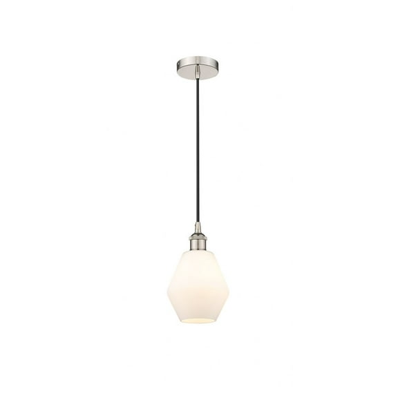 616-1P-PN-G651-6-Innovations Lighting-Cindyrella - 1 Light Mini Pendant In Industrial Style-10.25 Inches Tall and 6 Inches Wide-Polished Nickel