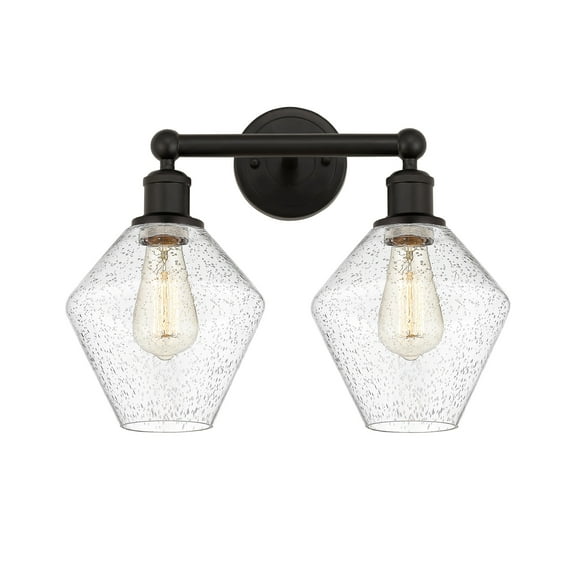 Innovations Lighting  Cindyrella - 2 Light 17" Bath Vanity Light Oil Rubbed Bronze/Seedy