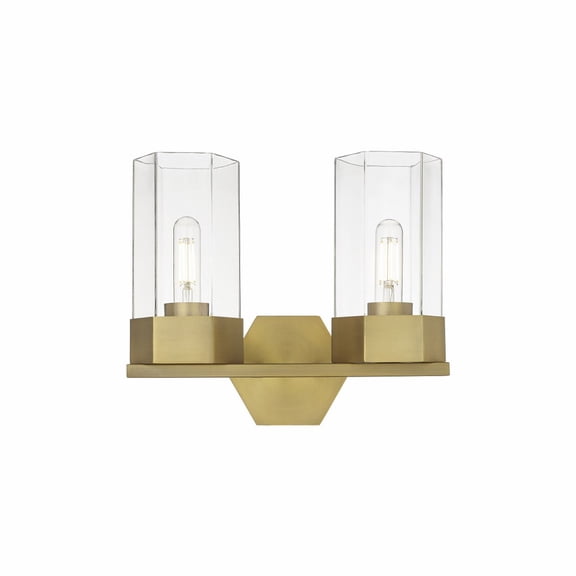 Innovations Lighting - Claverack - 2 Light Bath Vanity In Art Deco Style-11.5