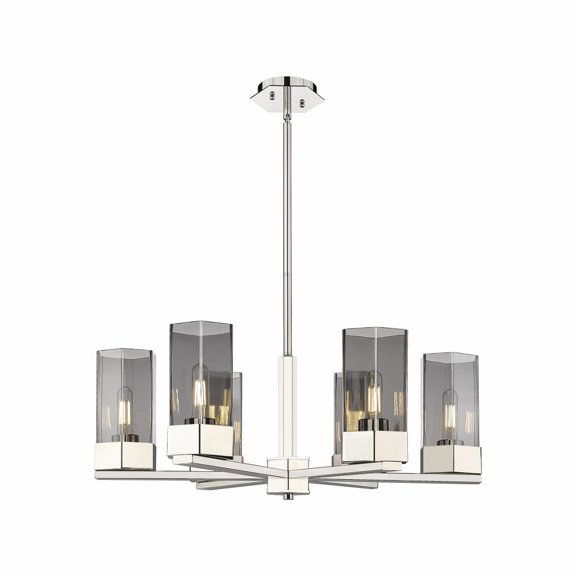 Innovations Lighting - Claverack - 6 Light Chandelier In Art Deco Style-10.88